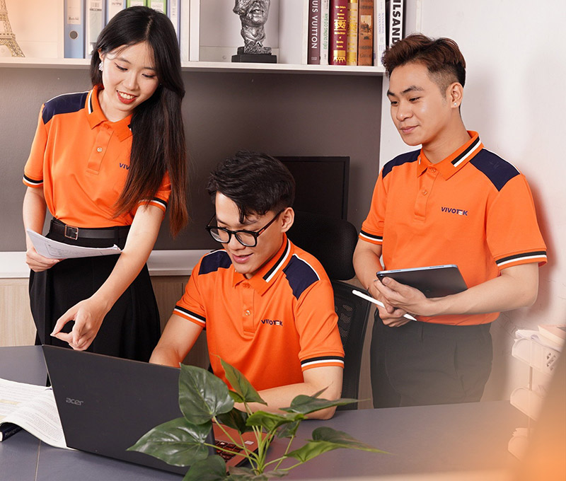 Áo thun đồng phục nhân viên văn phòng