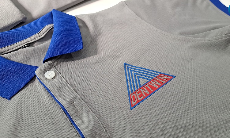 Áo thun đồng phục sự kiện in logo thương hiệu Dentwin