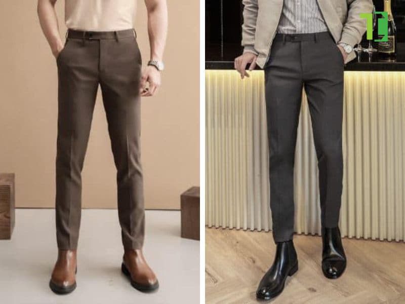 Quần âu nam phối áo sơ mi